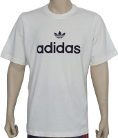  Adidas Linear Flock Tee Shirt 